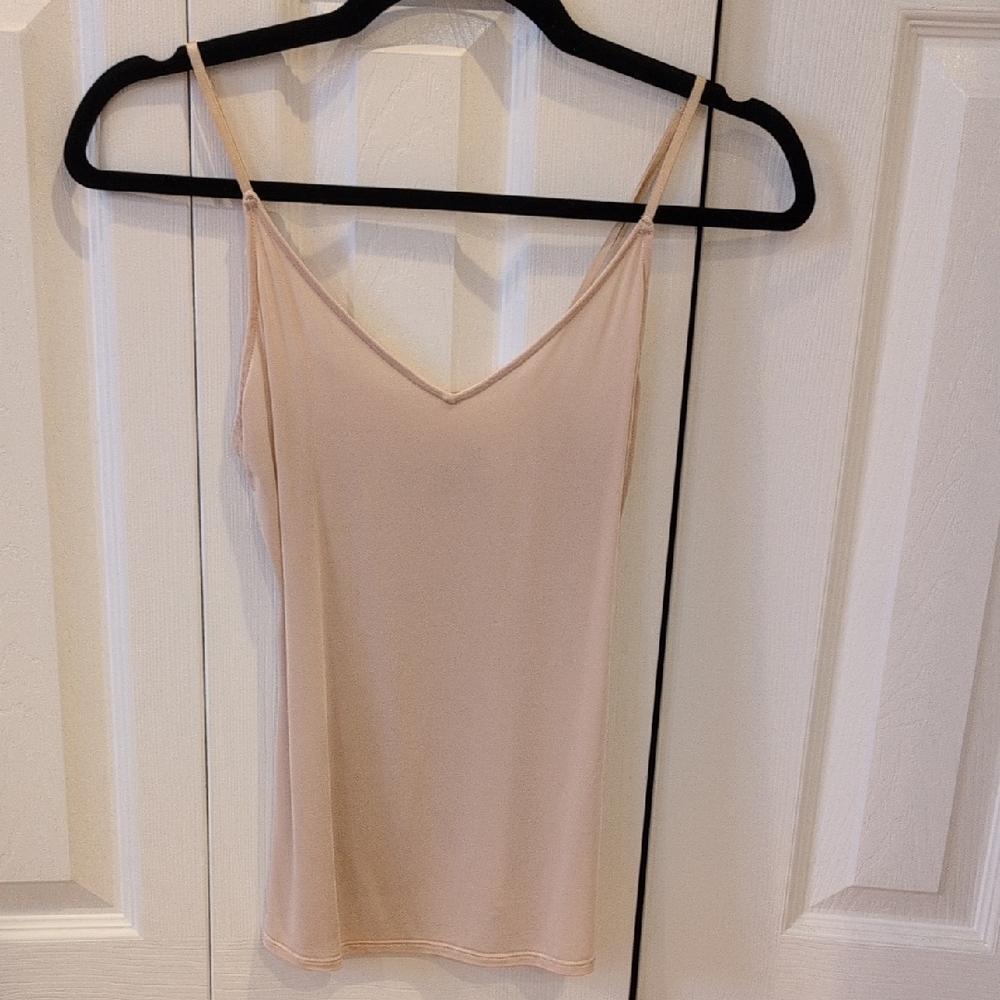 Chic Beige Spaghetti Strap Camisole
